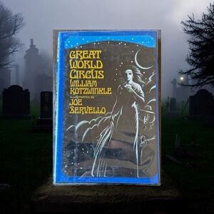 VINTAGE 1983 Great World Circus by William Kotzwinkle Hardcover Book
